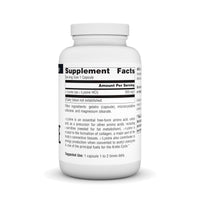 Thumbnail for Source Naturals L-Lysine Free Form -Amino Acid Supplement Supports Energy Formation & Collagen - 200 Capsules