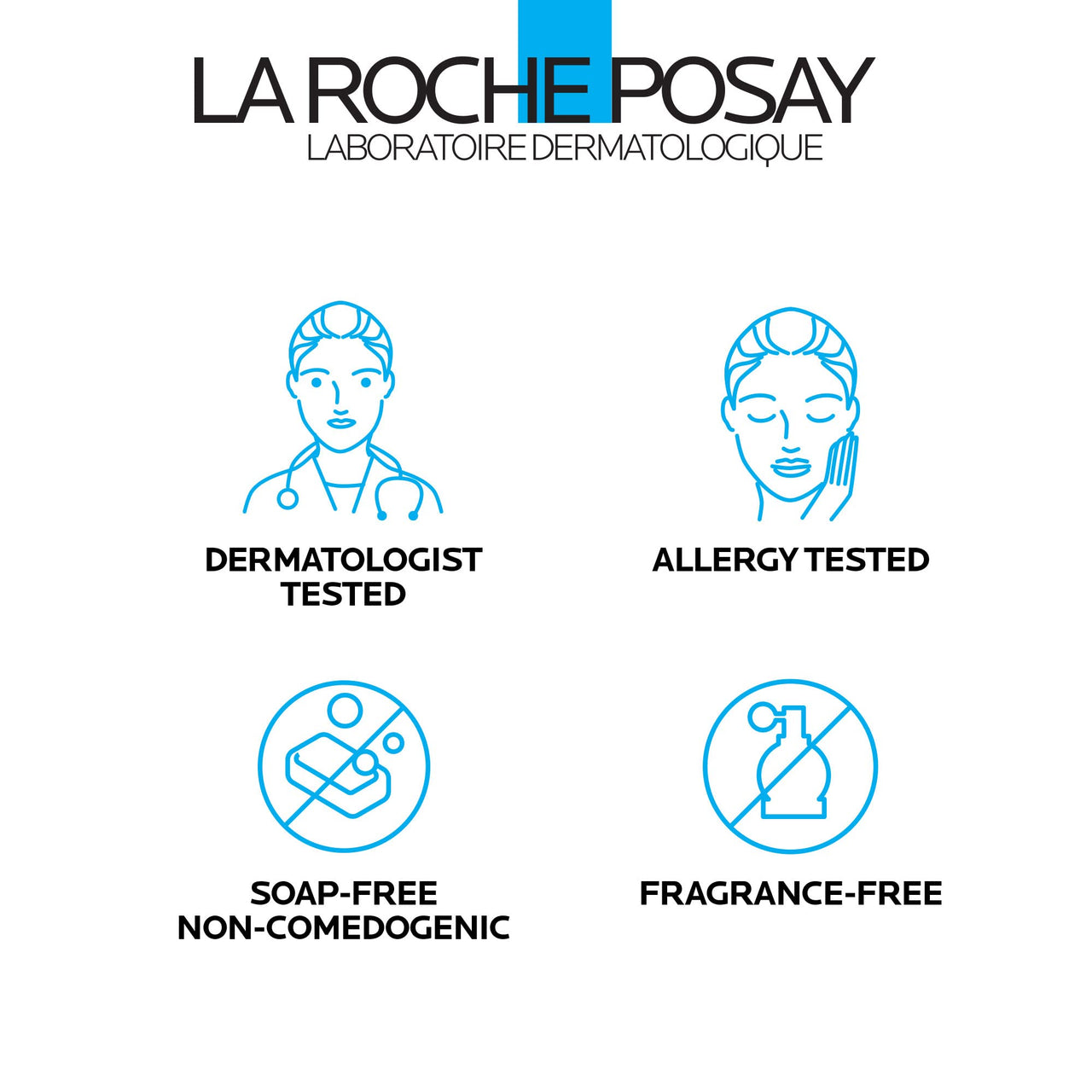 La Roche-Posay Effaclar Purifying Foaming Gel Cleanser for Oily Skin, With Zinc Pidolate To Remove Excess Oil & Shine, Alcohol Free & Oil Free, Sensitive Skin Tested