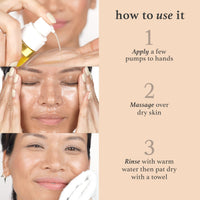 Thumbnail for Julep Vitamin E Hydrating Cleansing Oil and Makeup Remover - Face Wash for Normal to Dry Sensitive Skin - 3.38 Fl Oz - Rosehip and Olive Oil Face Cleanser