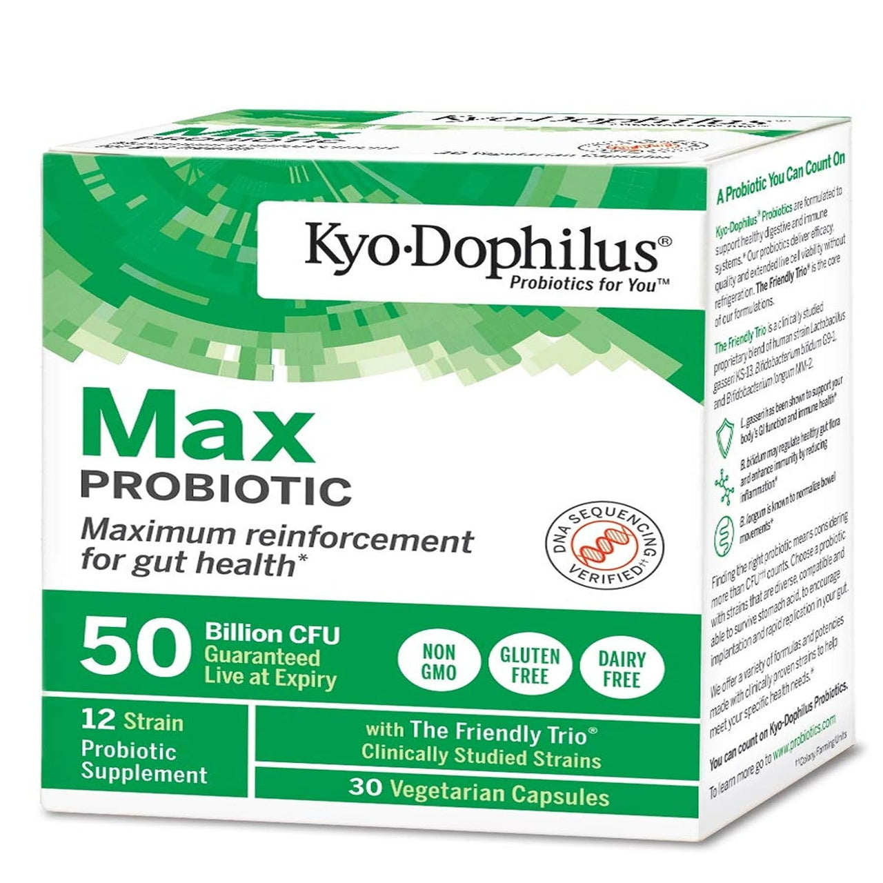 Kyo-Dophilus Max Probiotics, 30 Vegetarian Capsules
