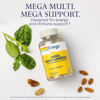 Thumbnail for Solaray Mega Multi Mineral | 200 Capsules