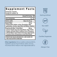 Thumbnail for Zenwise Health No Bloat Digestive Enzymes for Gut Health, Gas & Bloating Relief - Multi Enzymes Digestion Supplement with Probiotics, Ginger, Turmeric Dandelion & Lactase - Men & Women - 100 Count