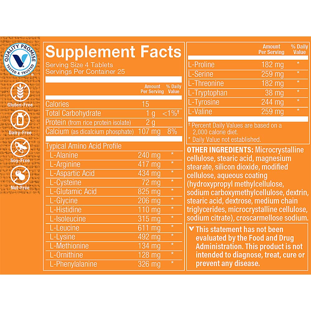 The Vitamin Shoppe Amino Complex 100 Tablets (100 Tablets)