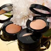 Thumbnail for LAURA GELLER NEW YORK Baked Blurring + Setting Powder, Translucent Makeup Setting Powder For Soft-Focus Finish Minimize Fine Lines and Pores, Tan/Deep