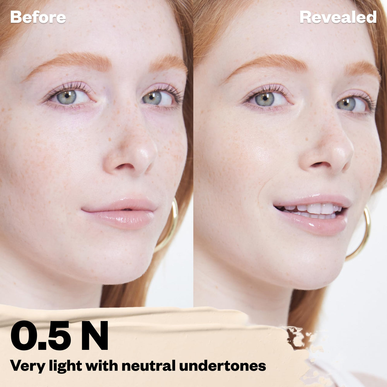 Kosas Revealer Concealer – Medium Coverage Hydrating Under Eye & Face Concealer with Hyaluronic Acid, Tone 0.5 N