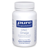 Thumbnail for Pure Encapsulations O.N.E. Omega - Fish Oil Supplement for Heart Health, Joints, Skin, Eyes, and Cognition* - Fish Oil Concentrate with EPA and DHA - 60 Softgel Capsules