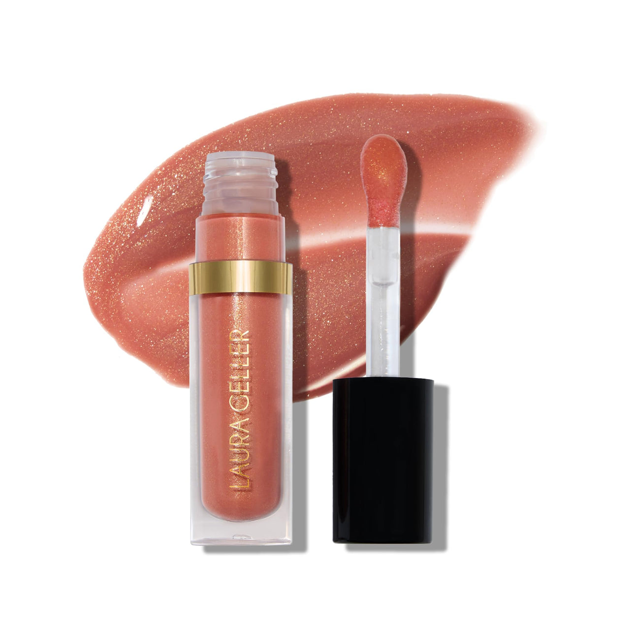 LAURA GELLER NEW YORK Jelly Balm Nourishing Lip Oil Serum | Hydrating Lip Boost Treatment Moisturizing Lip Repair | Soothe Dry Chapped Lips| Pink Out Loud