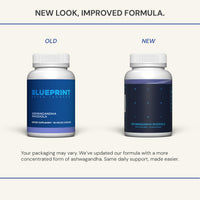 Thumbnail for Blueprint Bryan Johnson Ashwagandha & Rhodiola Supplement – 120mg Ashwagandha + Rhodiola Root – Daily Adaptogen Capsules for Stress Support, Mood Balance, Energy & Focus – 30 Vegan Capsules