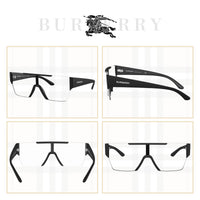 Thumbnail for BE4291 34641W 38MM Matte Black/Clear Rectangular Sunglasses for Men +BUNDLE with ACCESSORY EYEWEAR KIT