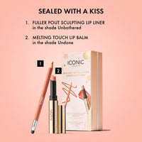 Thumbnail for ICONIC LONDON Sealed with a Kiss Gift Set | Includes Melting Touch Lip Balm (Undone) and Fuller Pout Sculpting