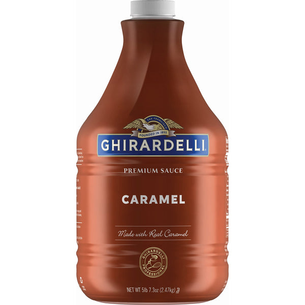 Ghirardelli Chocolate Company Caramel Sauce Pump Bottle, 87.3 oz (Pack of 1)