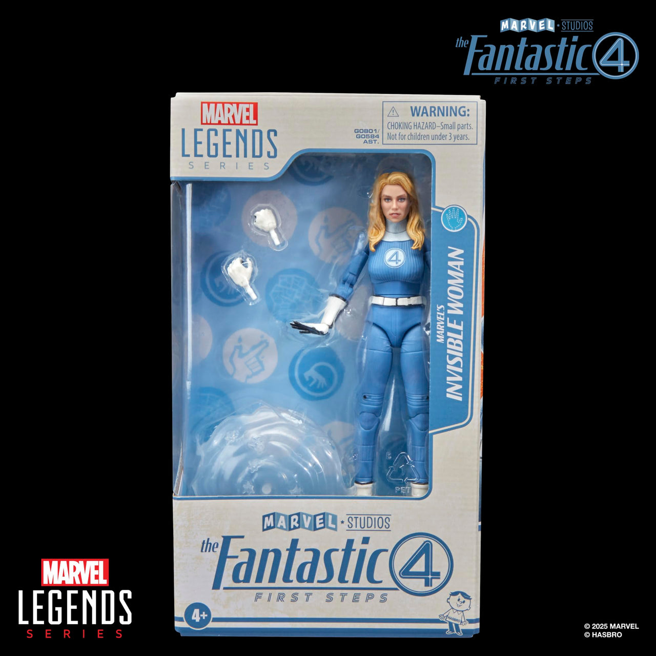 Marvel Legends Series Marvel's Invisible Woman, The Fantastic Four: First Steps Sue Storm Movie Collectible 6 Inch Action Figure Toy