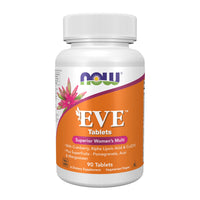 Thumbnail for NOW Foods Supplements, Eve™ Women's Multivitamin with Cranberry, Alpha Lipoic Acid and CoQ10, plus Superfruits - Pomegranate, Acai & Mangosteen, 90 Tablets