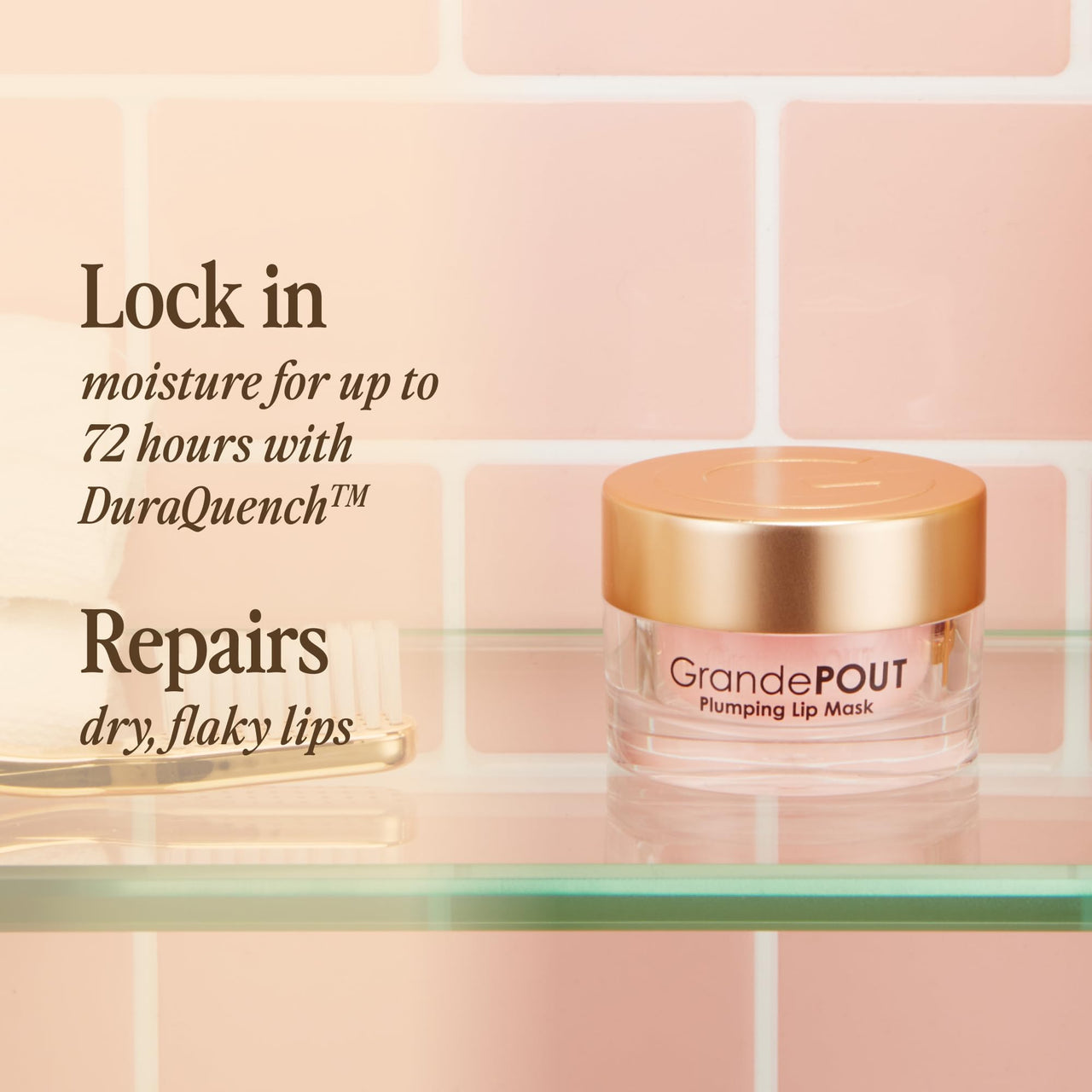 Grande Cosmetics GrandePOUT Plumping Lip Mask, Berry Mojito