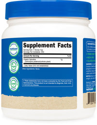 Thumbnail for Nutricost Organic Spirulina Powder 454 Grams, 1LB - Pure, Certified Organic Spirulina