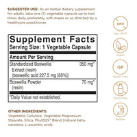 Thumbnail for SOLGAR Boswellia Resin Extract Vegetable Caps, 60 CT