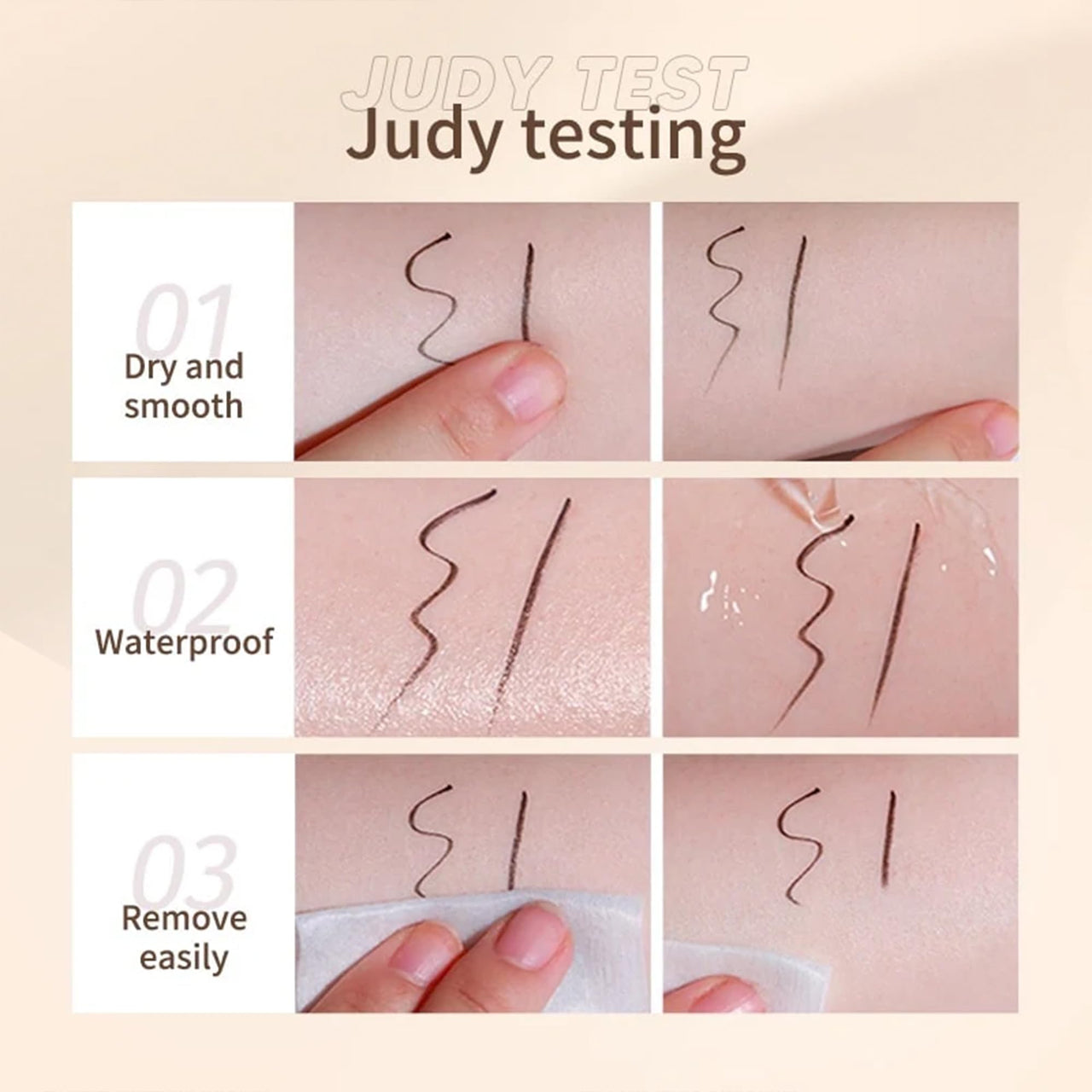 Judy Doll Liquid Eyeliner, Halloween Ultra Fine Liquid Eyeliner Waterproof with Smooth Strong Fibres, Smudge-proof, Longwearing, Smooth Eye Liners with Ultra-Fine Tip (#C01 Crimson Mary)