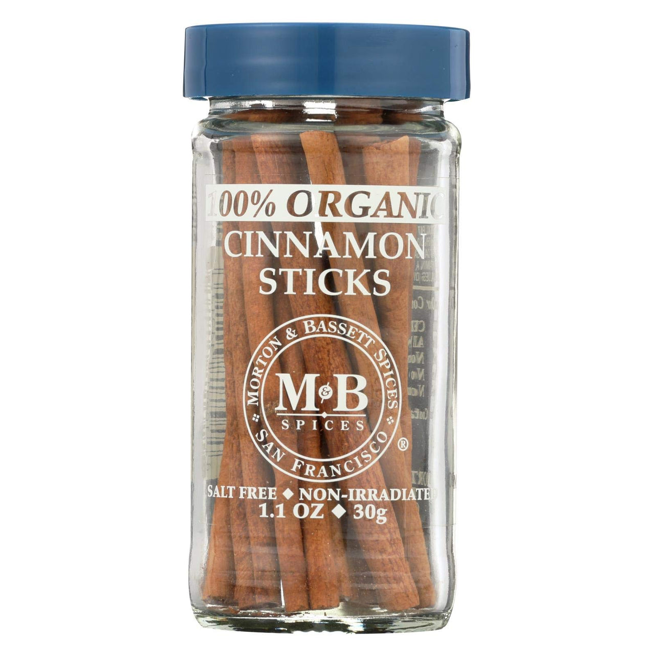 Morton & Bassett Cinnamon Stix Organic, 1.1 Oz