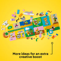 Thumbnail for LEGO Classic Creative Pets, Building Brick Animals Toy, Kids Build a Dog, Cat, Rabbit, Hamster and Bird, Gift for Animal-Loving Boys and Girls Aged 5 and Up, Great Build Together Toy, 11034