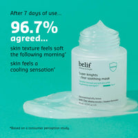 Thumbnail for belif Super Knight Clear Soothing Mask, Overnight Hydrating Face Mask, Lightweight, Cooling & Antioxidant-Rich, Squalane, No Wash Off & No Sticky Residue, Korean Skin Care