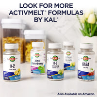 Thumbnail for KAL Iron C, 90 Tablets, 4.5 mg/90 mg, Natural Apple Flavor, Increased Absorption Iron Pills, Immune Support