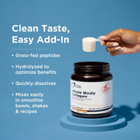 Thumbnail for Designs for Health Whole Body Collagen Powder - Hydrolyzed Collagen Peptides Powder for Healthy Skin & Hair, Joint + Bone Health - Fortigel & Verisol Collagen, Unflavored (30 Servings)