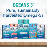 Thumbnail for Garden of Life Oceans Mom Prenatal Fish Oil DHA, Omega 3 Supplement - Strawberry, 350mg Prenatal DHA Pregnancy Fish Oil Support for Mamas, Babys Brain & Eye Development, 30 Small Softgels(Pack of 2)