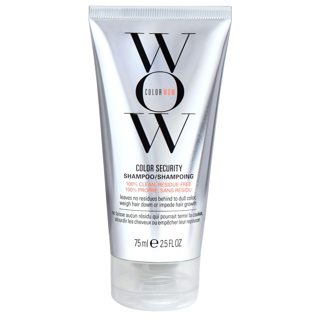 COLOR WOW Color Security Shampoo, 2.5 fl oz – Sulfate Free & Residue-Free Formula, Healthy Looking Hair & Scalp, Paraben Free Salon Quality