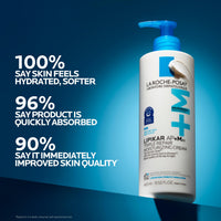 Thumbnail for La Roche-Posay Lipikar AP+MAX Triple Repair Moisturizing Body Cream | Face & Body Lotion for Dry Skin with Shea Butter & Niacinamide | Gentle Moisturizer for Very Dry, Rough & Sensitive Skin, 400ml