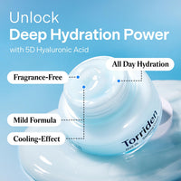 Thumbnail for Torriden DIVE IN Hyaluronic Acid Soothing Cream 100ml (3.38 fl. oz) | Revitalizing Facial Moisturizer for Sensitive and Dry Skin | Hyaluronic Acid, Panthenol, Allantoin