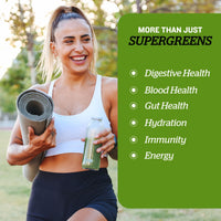 Thumbnail for Sunfood Supergreens - Greens Superfood Powder, Super Greens Powder, Organic Greens Blend, Daily Green Juice Powder, Vegetable Smoothie Drink Mix for Gut Health with Chlorella & Spirulina - 8 oz Bag