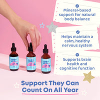 Thumbnail for JoySpring LingoLeap – Liquid Kids Formula with Zeolite Clinoptilolite, Methylated B12 & Vitamin D3 | Gentle Daily Support for Kids’ Wellness | Ages 3+ | (1fl oz) 30 Servings