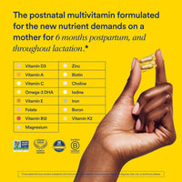 Thumbnail for Ritual Essential for Women Postnatal Multivitamin - Postpartum Vitamin - Omega-3 DHA & Choline for Lactation Support, Vitamin A, C, D3 & Zinc for Immune Function Support*, B12, Iodine, Biotin, 30 Day