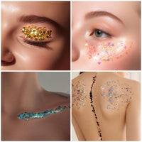 Thumbnail for Teenitor Body Glitter Face Glitter Makeup Festival Glitter, 12 Colors Face and Body Glitter Gel, Hair Glitter Gel, Body Makeup