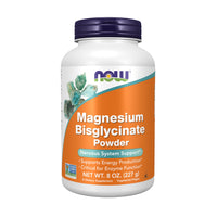 Thumbnail for NOW Foods Supplements, Magnesium Bisglycinate Powder, Enzyme Function*, Nervous System Support*, 8-Ounce