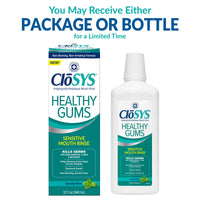 Thumbnail for CloSYS Healthy Gums Mouthwash 32 Fl Oz, Antiplaque, Anti-Gingivitis Mouthwash, Non-Burning, Non-Irritating