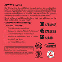 Thumbnail for NAKED Whey Isolate Protein Powder (28 Servings) Cherry Lime Energy Pre Workout (30 Servings) – Grass-Fed; Non-GMO; Gluten Free; Vegan