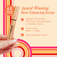 Thumbnail for Grande Cosmetics GrandeBROW Brow Enhancing Serum for Fuller, Bolder, Looking Eyebrows - Brow Serum With Vitamins, Peptides, Antioxidants, Amino Acids, Cruelty Free - 4 Month Supply (3 mL)