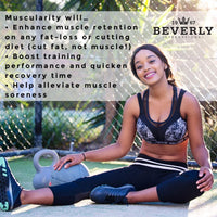 Thumbnail for Beverly International Muscularity Specialty BCAA Formula, 180 Capsules. Branched Chain Amino Acids + Chromium Picolinate, B6-B12. Improves Energy Metabolism - Muscle Recovery - Muscle Guard.