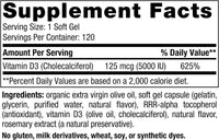 Thumbnail for Nordic Naturals Ultimate Cognitive and Bone Density Pack - Ultimate Omega Vitamin D3 1000, Orange