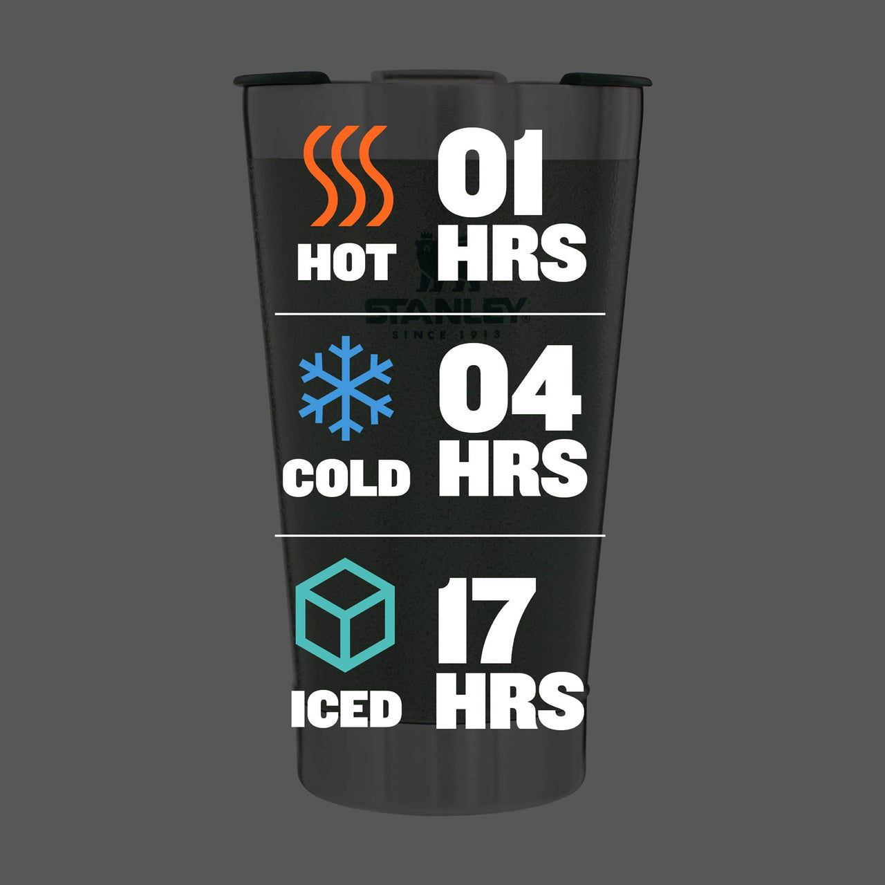 STANLEY Stay-Chill Beer Pint 16 oz | Wide Mouth Lid | Built-In Bottle Opener | Beer Tumbler Cup | Insulated Stainless Steel Pint Glass | BPA-Free | Hammertone Green
