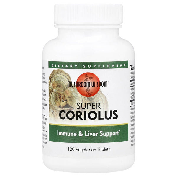 Image 1 of Mushroom Wisdom Super Coriolus - 120 VegTabs