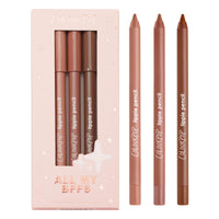 Thumbnail for ColourPop All My BFFs Lippie Lip Pencil Kit - High-Pigment, Long-Lasting & Sharpenable Lip Liner with High-Impact Color - Includes Shades BFF, BFF 2 & 3 (3 Count)