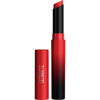 Thumbnail for Maybelline Color Sensational Ultimatte Matte Lipstick, Non-Drying, Intense Color Pigment, More Ruby, Ruby Red, 1 Count