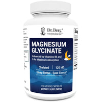 Thumbnail for Dr. Berg Magnesium Glycinate 150ct – 4-in-1 Chelated for Muscle, Nerve, Sleep & Stress Support*– w/ D3, B6 & Zinc – 4X Lab-Tested – No Fillers – Formulated in USA, GMP-Certified
