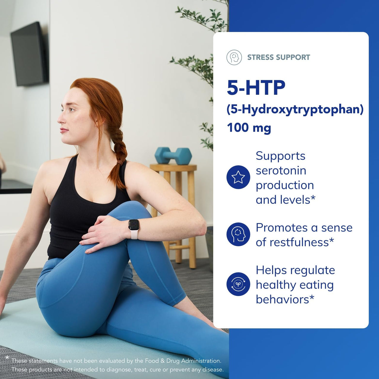 Pure Encapsulations 5-HTP 100 mg - Brain Health, Sleep Regulation & Appetite Support* - 5-Hydroxytryptophan - Gluten Free & Non-GMO - 60 Capsules