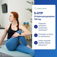 Thumbnail for Pure Encapsulations 5-HTP 100 mg - Brain Health, Sleep Regulation & Appetite Support* - 5-Hydroxytryptophan - Gluten Free & Non-GMO - 60 Capsules