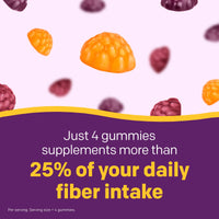 Thumbnail for MiraFIBER Gummies from The Makers of MiraLAX, 8g of Daily Fiber Per Serving, Metabolism Support with B Vitamins, Gut Health for Men & Women, Prebiotic Fiber Gummies for Adults, Mixed Fruit Flavor 72Ct