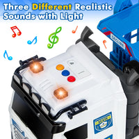 Thumbnail for BainGesk Semi Truck Toys Car for 3, 4, 5, 6, 8 Years Old Boys Girls, Adjustable Double Decker Carrier Truck with Light & Sound, Car Hauler with Trailer Toy, Large Transport Toy Gifts for Toddler