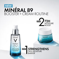 Thumbnail for VICHY Mineral 89 Fragrance Free Cream, 72H Moisture Boosting Lightweight Cream, Hydrating Face Moisturizer with Hyaluronic Acid and Niacinamide, Suitable for All Skin Types